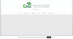 Desktop Screenshot of cetecandalucia.es