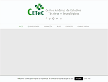 Tablet Screenshot of cetecandalucia.es